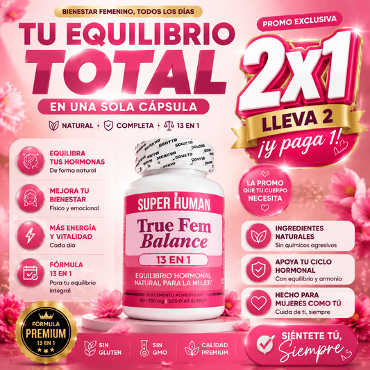 TrueFem x2 – Doble Protección, Doble Bienestar