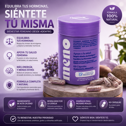 ¡DILE ADIÓS A LOS SOFOCOS! RECUPERA EL CONTROL DE TU CUERPO Y TU ENERGÍA NATURAL CON MENO