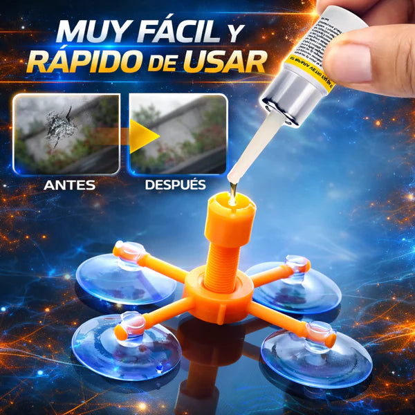 Kit de emergencia para parabrisas