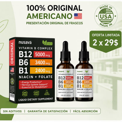 Vitamin B Complex Líquido Nusava